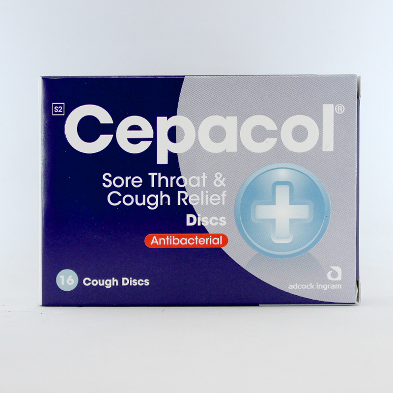CEPACOL SORE THROAT AND COUGH RELIEF DISCS LOZ (16)