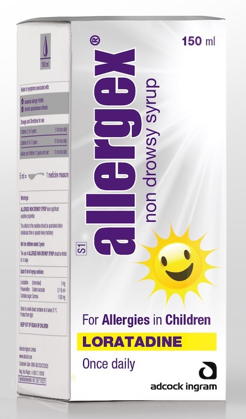 ALLERGEX NON DROWSY 5MG/5ML SYR (150)