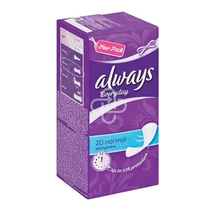 ALWAYS DAILY LINERS NORMAL, 20 UNSCENTED