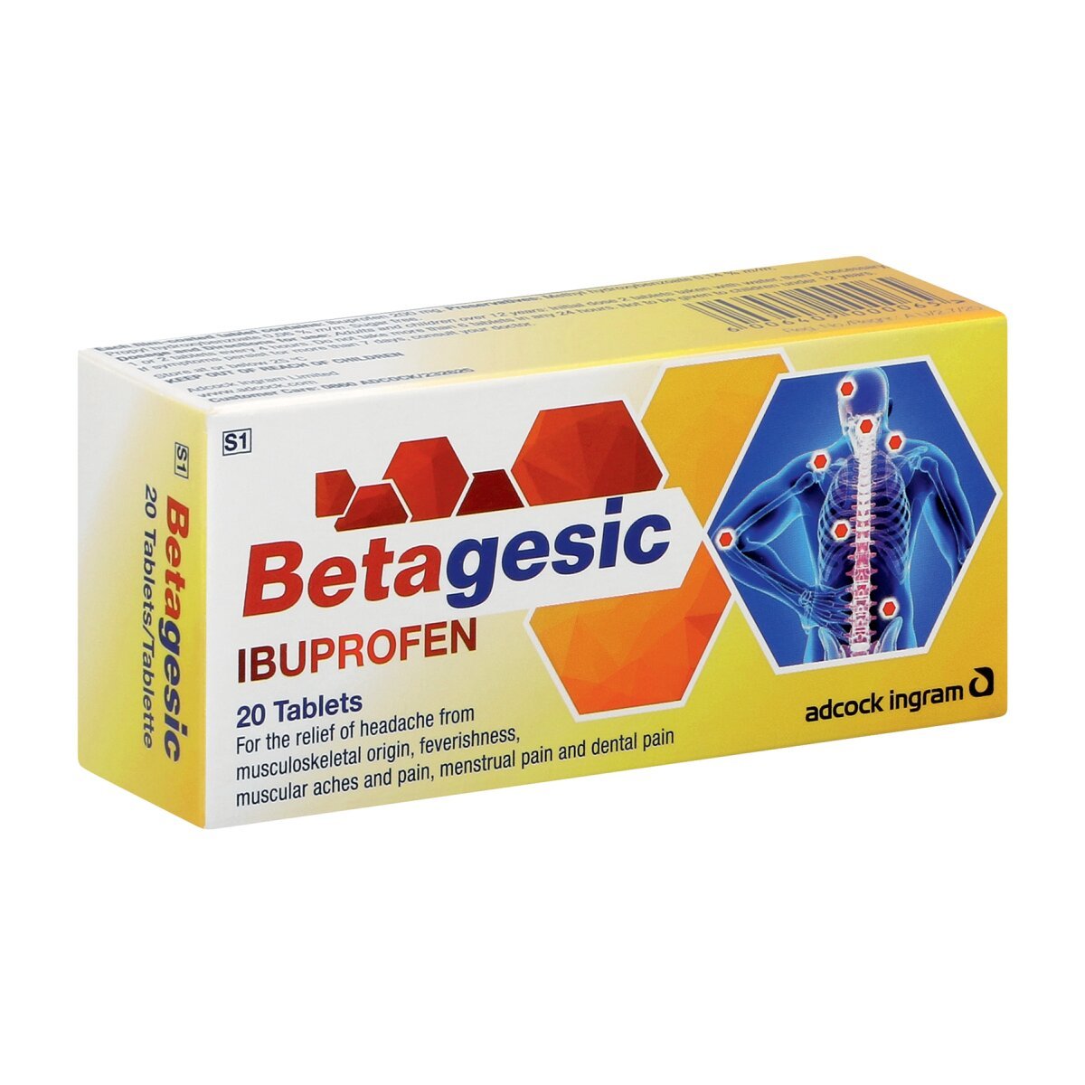 BETAGESIC 200MG TAB (20)